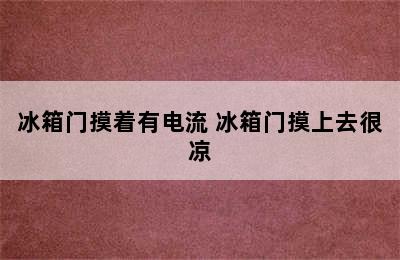 冰箱门摸着有电流 冰箱门摸上去很凉